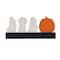 Glitzhome® 12"L Halloween Wooden TRICK OR TREAT Pumpkin & Ghosts Table Decor